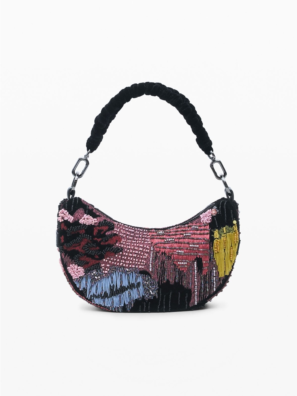 Desigual medium beaded shopper bag